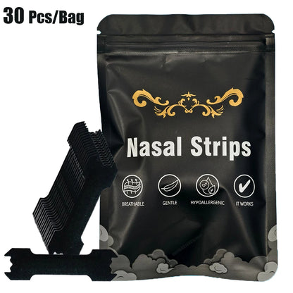 30/90/150, Anti Snoring Nose Patch Set Extra Strength Nasal Strips Better Breathing Non-Invasive Easier Breath Sleep Aid Decive